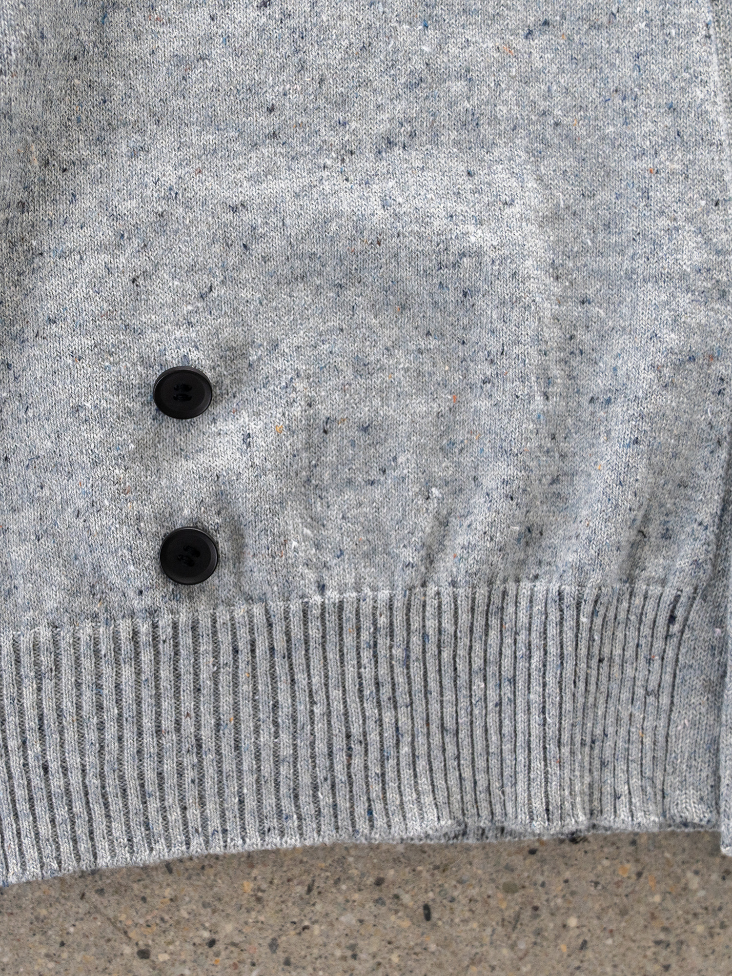 Knit Cardigan Cross Front Detail