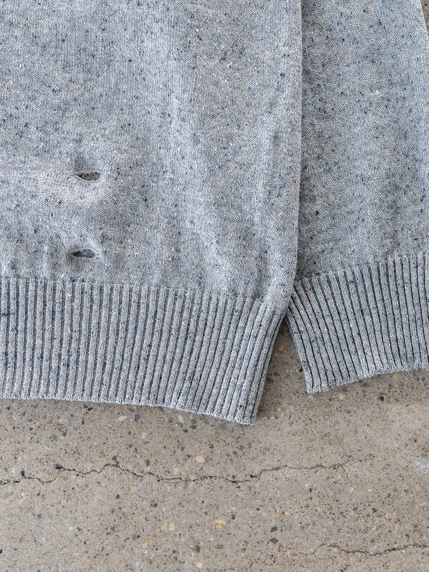 Knit Cardigan Back