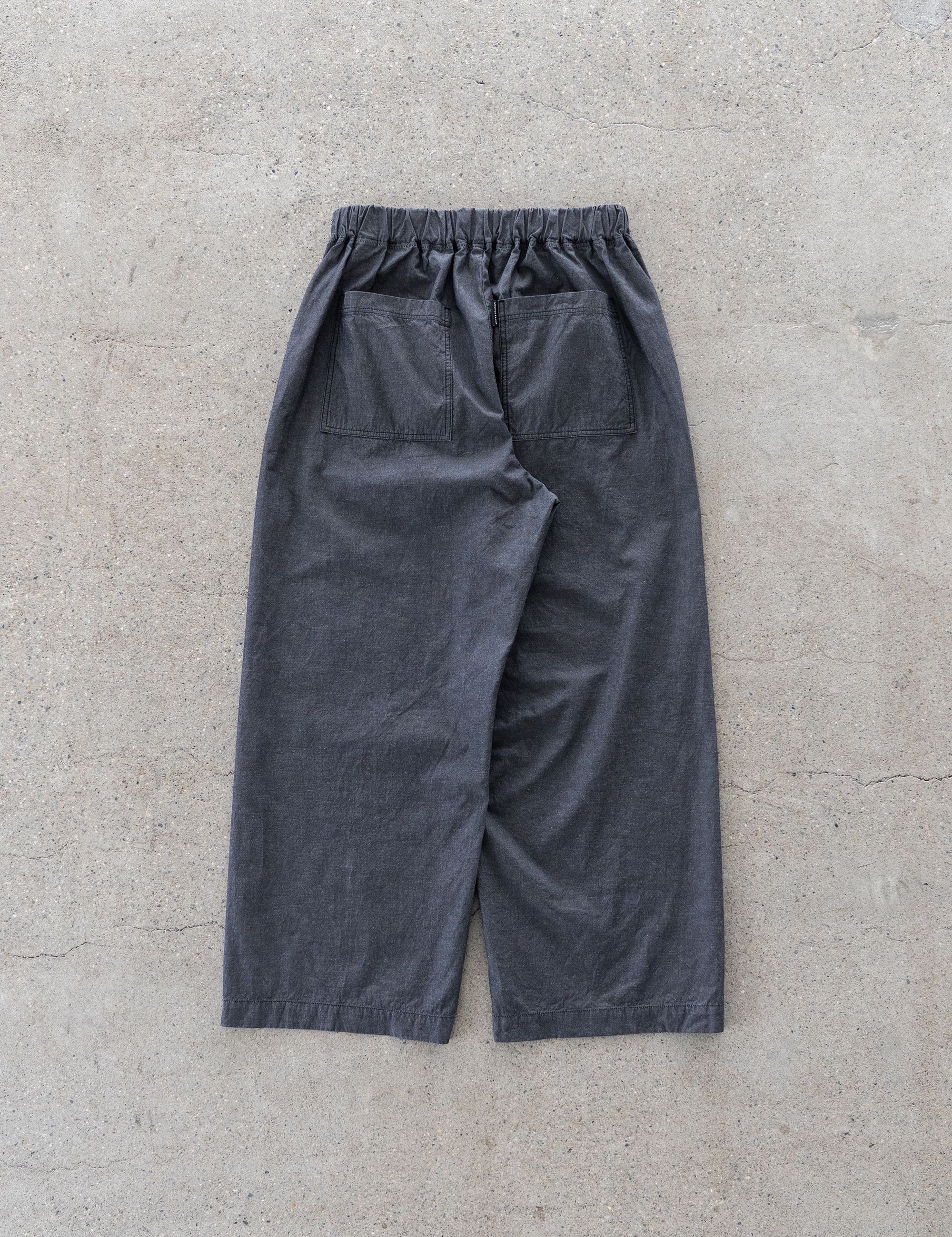 Chambray Easy-Fit Pants Back