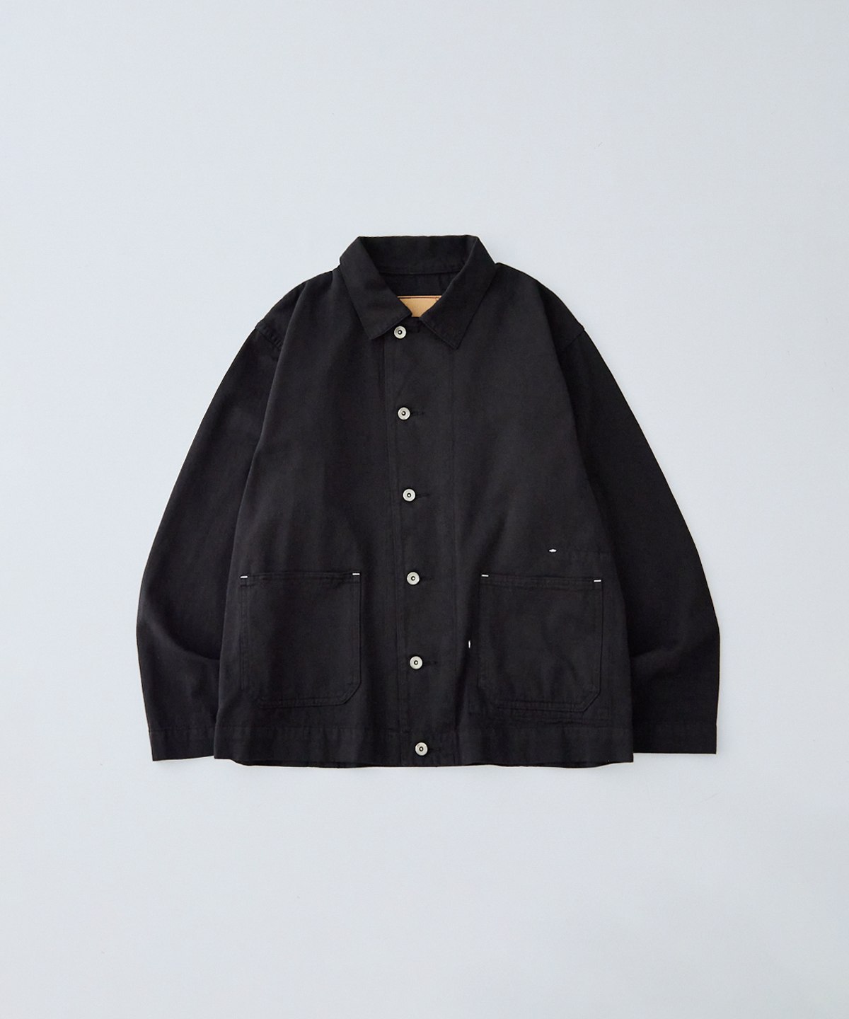 [UpcycleLino] × SKEWed CHINO Back Tuck Jacket 物撮り（D.NAVY）